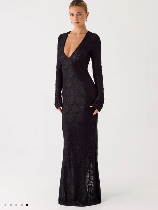 Dresses & Skirts - NWT Peppermayo Astoria Long Sleeve Lace Maxi Dress Black